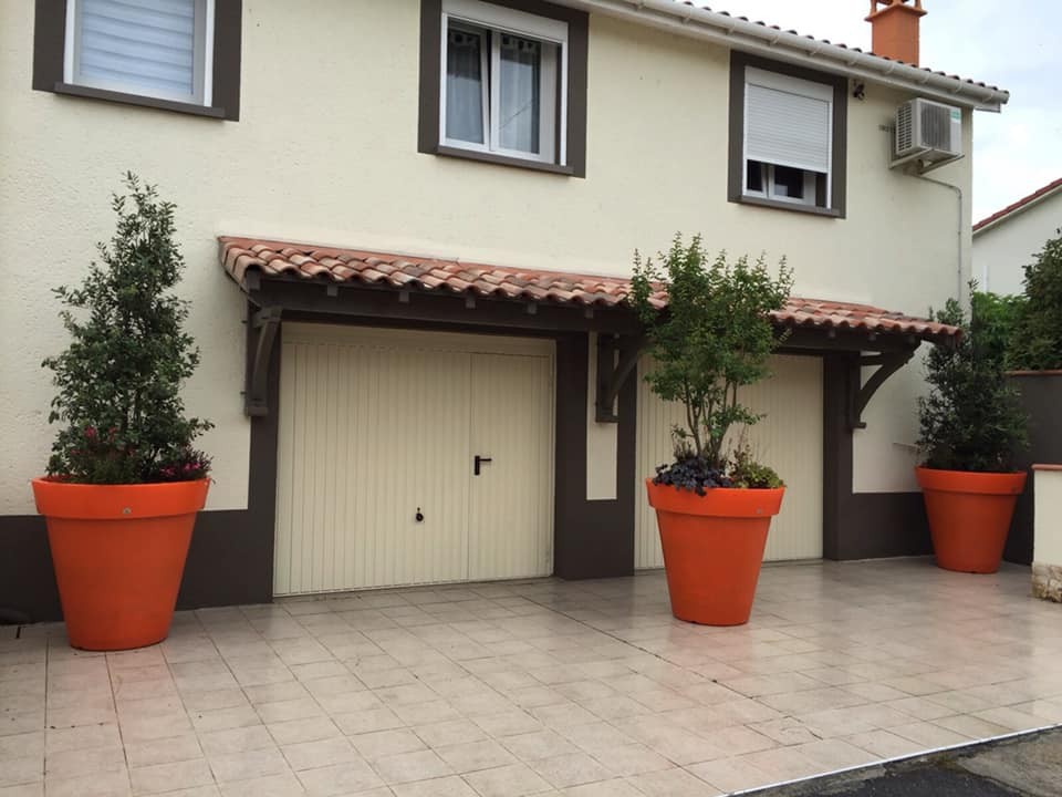 Façade et garage repeints
